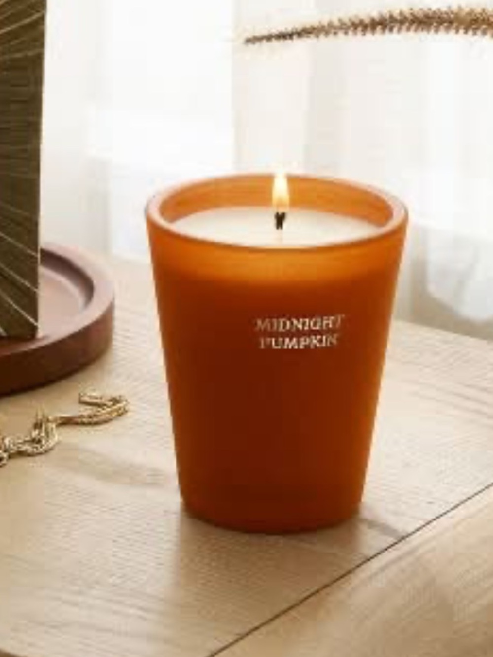 Threshold Orange Velvet 'Midnight Pumpkin' Candle